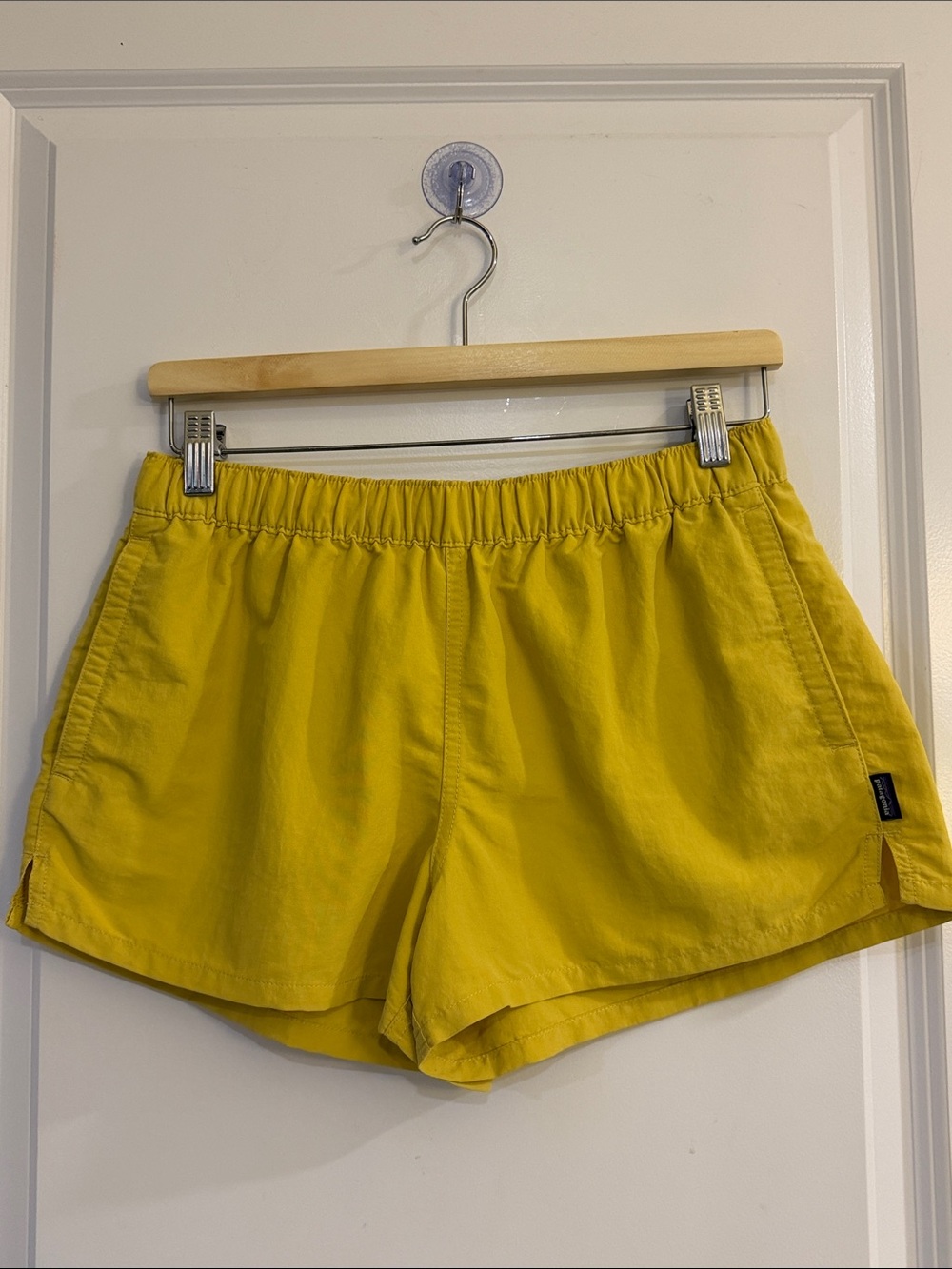 Patagonia Yellow Women's Elastic-Waist Casual Shorts - #250